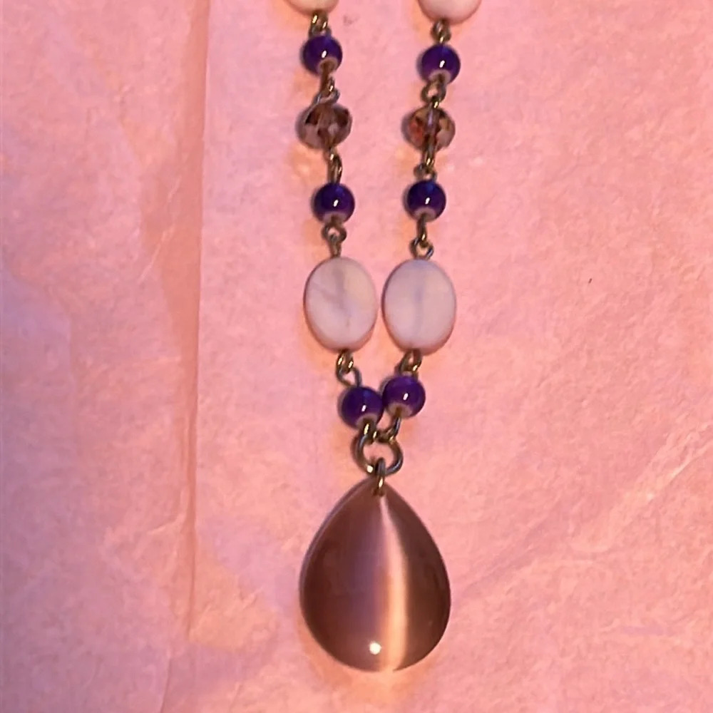 -🔥🔥Purple  necklace - Picture 2 of 4